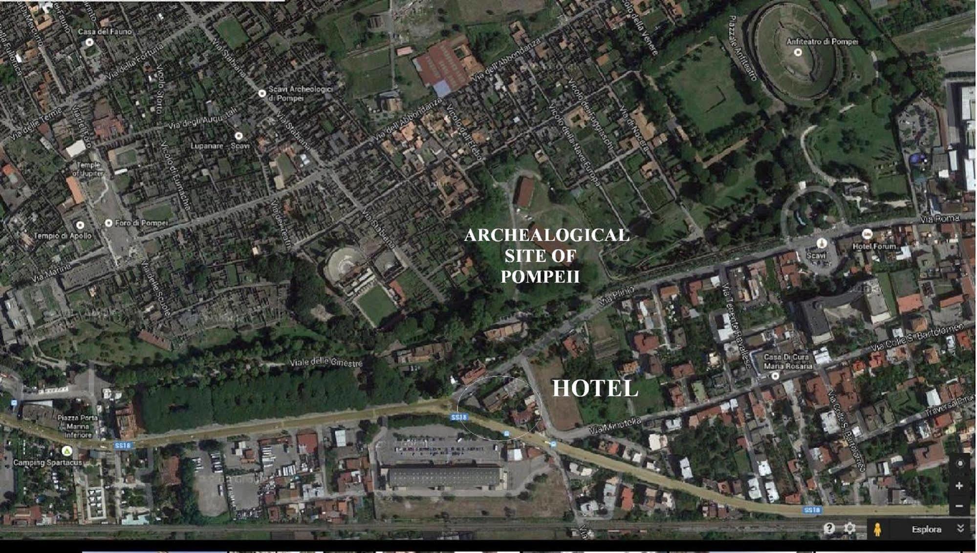 Hotel Degli Amici Pompei Bagian luar foto